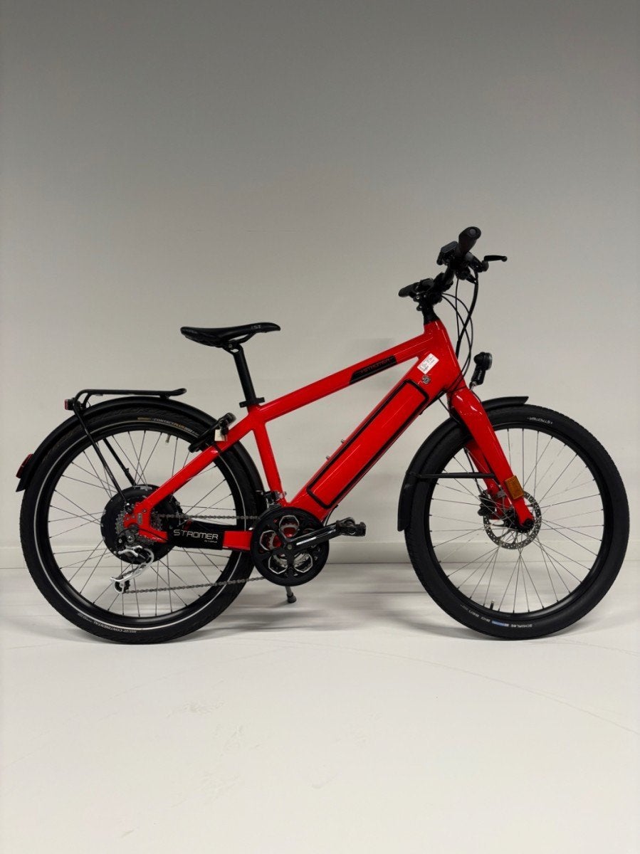 Stromer ST1 630 Wh 25 km/h Heren Rood 42cm, Ophalen, Gebruikt, -, -