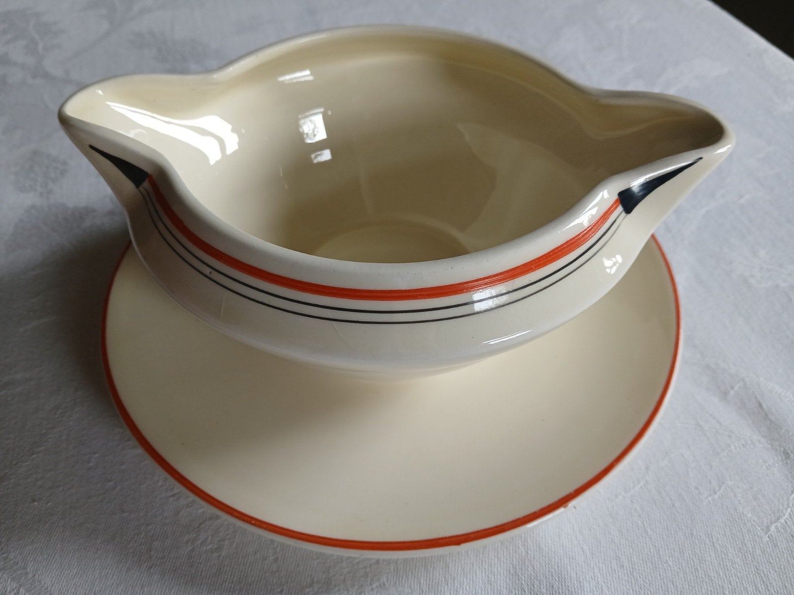 Art deco sauskom Societe Ceramique, Ophalen of Verzenden