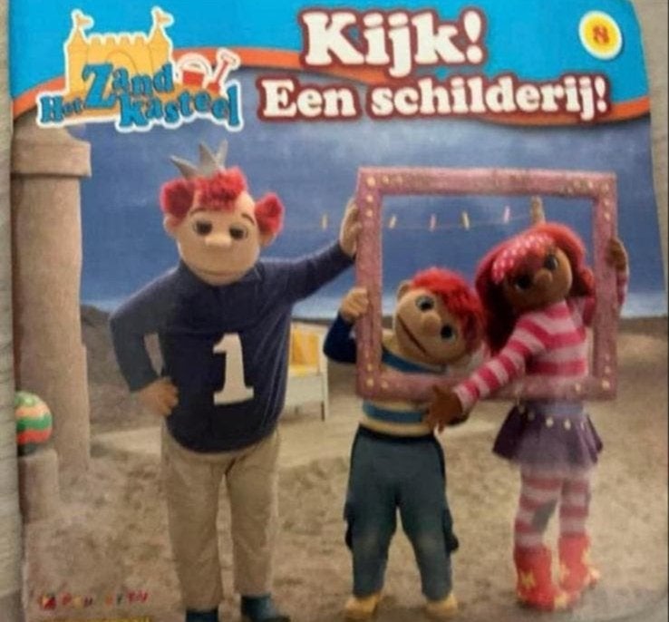 HET ZANDKASTEEL KIJK! Een schilderij - Stimuleert creativite, Ophalen of Verzenden, Gelezen