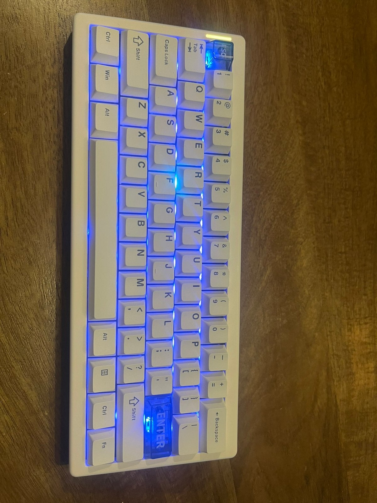 Gaming Keyboard 60% QMK Tripple modes, Gaming toetsenbord, Nieuw, Ophalen of Verzenden, Draadloos
