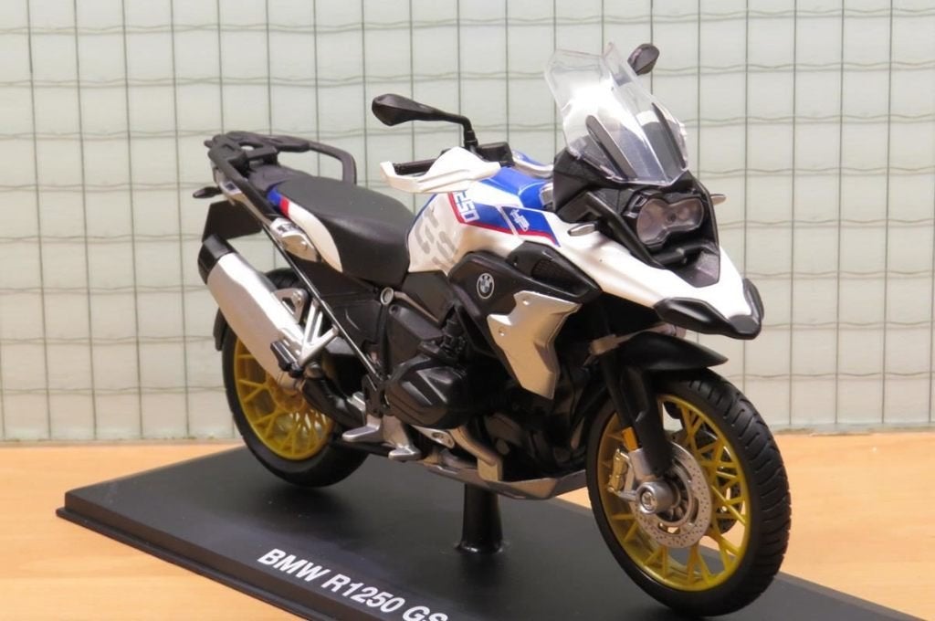 BMW R1250GS 1:12 maisto, Hobby en Vrije tijd, MayCheong, Nieuw, Ophalen of Verzenden, 1:9 t/m 1:12
