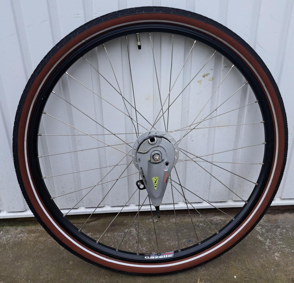 ( Voorwiel 28 inch )Gazelle Miss Grace/Puur Kijk Foto's aub, Wiel, Ophalen of Verzenden, Zo goed als nieuw, Gazelle Miss Grace