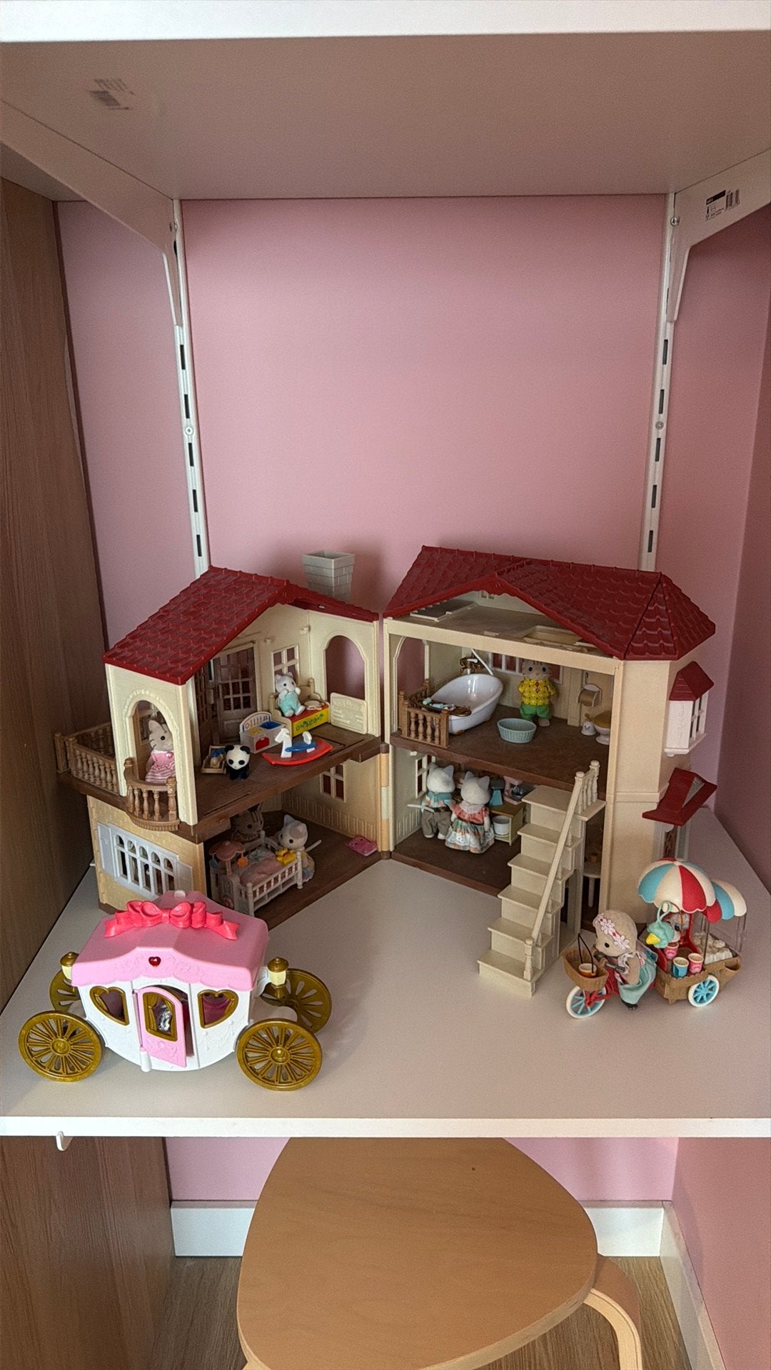 Sylvanian Families Huis met Meubels en Figuren, Ophalen of Verzenden, Zo goed als nieuw, Overige typen