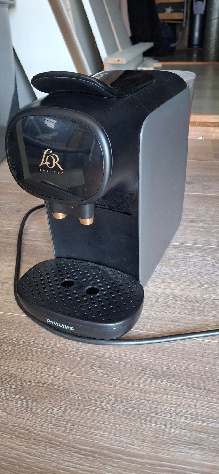 philips L'Or barista 9012/20 + losse melkopschuimer + cups, Ophalen of Verzenden, Gebruikt, Koffiemachine