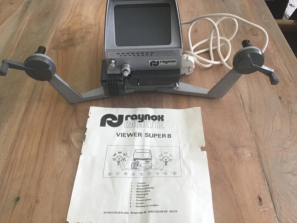 Raynox Raynettr viewer super 8, Verzamelen, Fotografica en Filmapparatuur, Ophalen, 1960 tot 1980, Overige typen