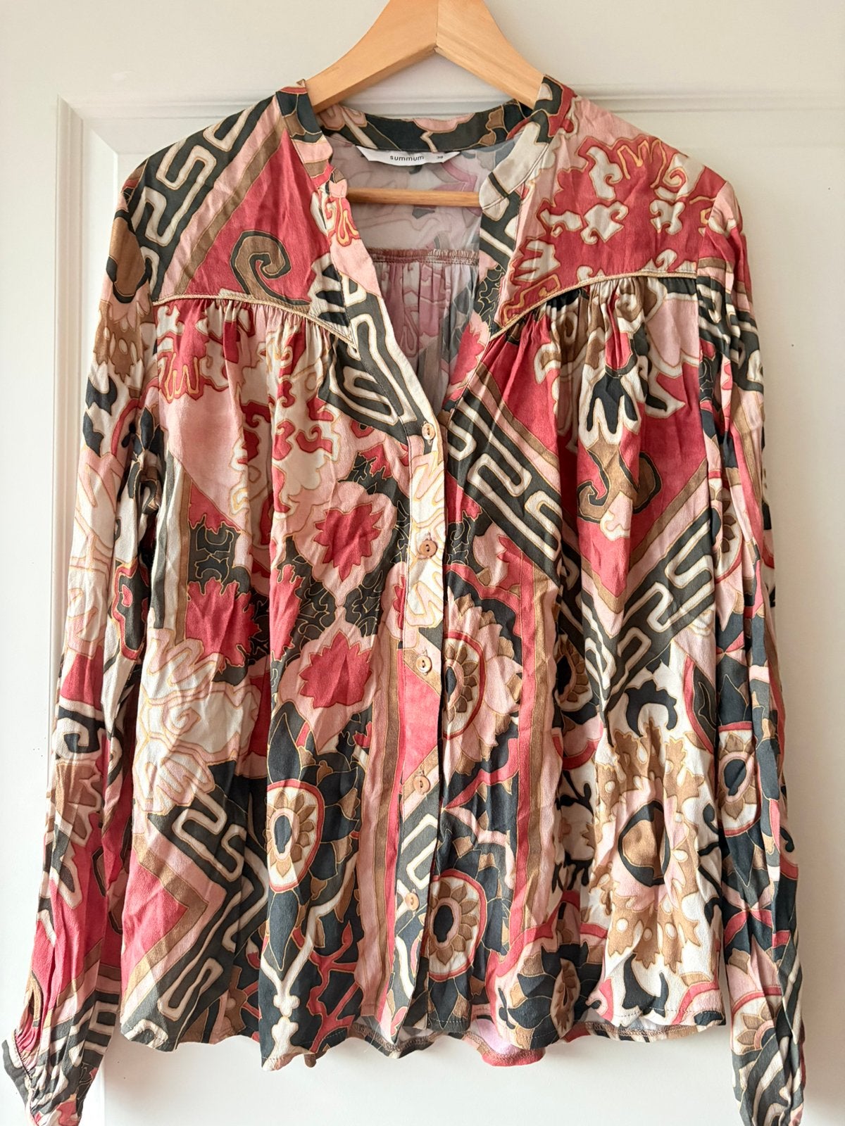 Blouse van Summum, mt 38, Verzenden, Zo goed als nieuw, Maat 38/40 (M), Meerkleurig