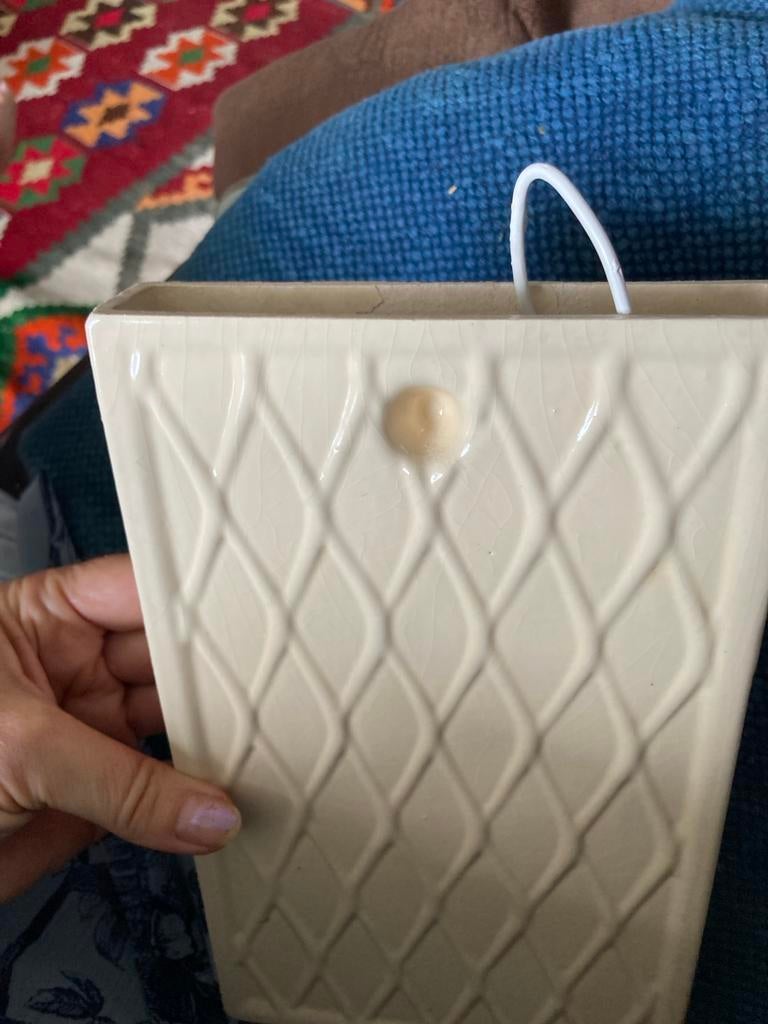 Vintage Hygra Keramische luchtbevochtiger Crèmekleurig, Antiek en Kunst, Ophalen of Verzenden
