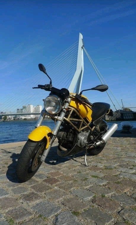 1996 Ducati monster 600, Motoren, 2 cilinders, Sportuitlaat, Occasion, Bedrijf