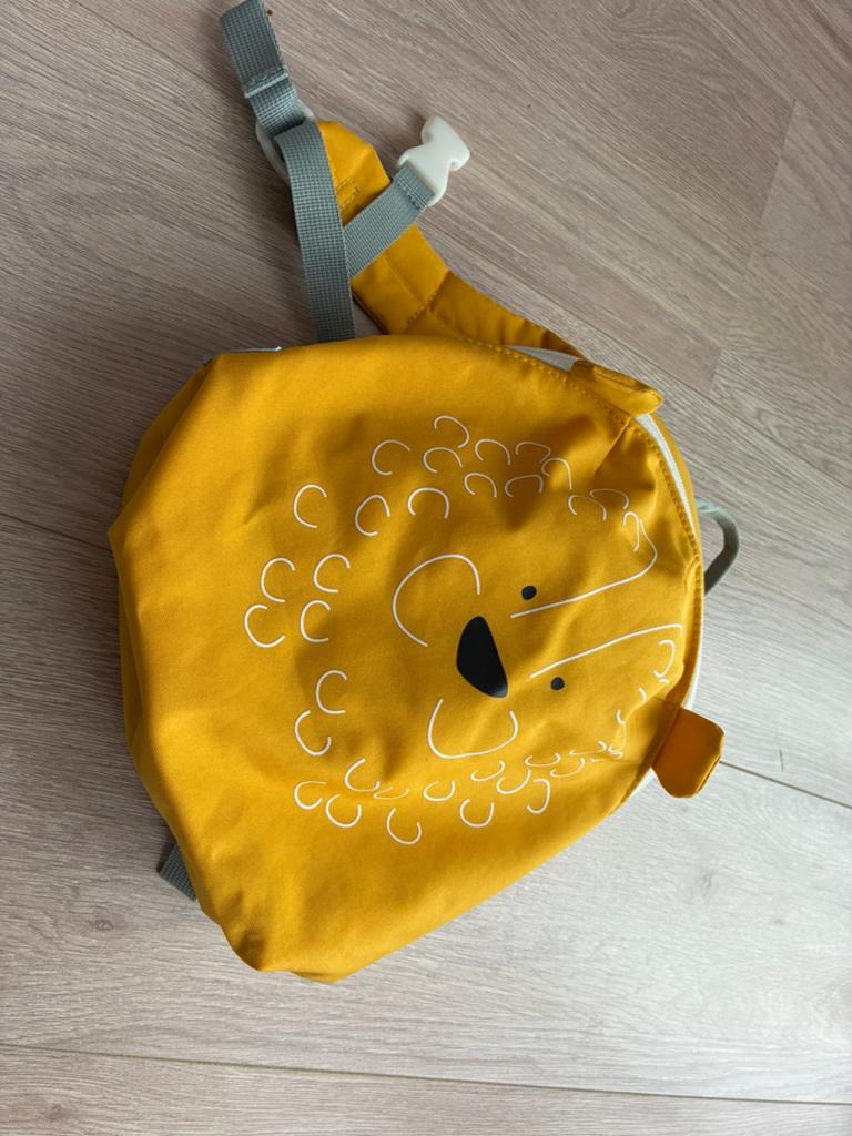 Peuter rugtas Leeuw, Ophalen, Zo goed als nieuw, Overige merken, Minder dan 30 cm