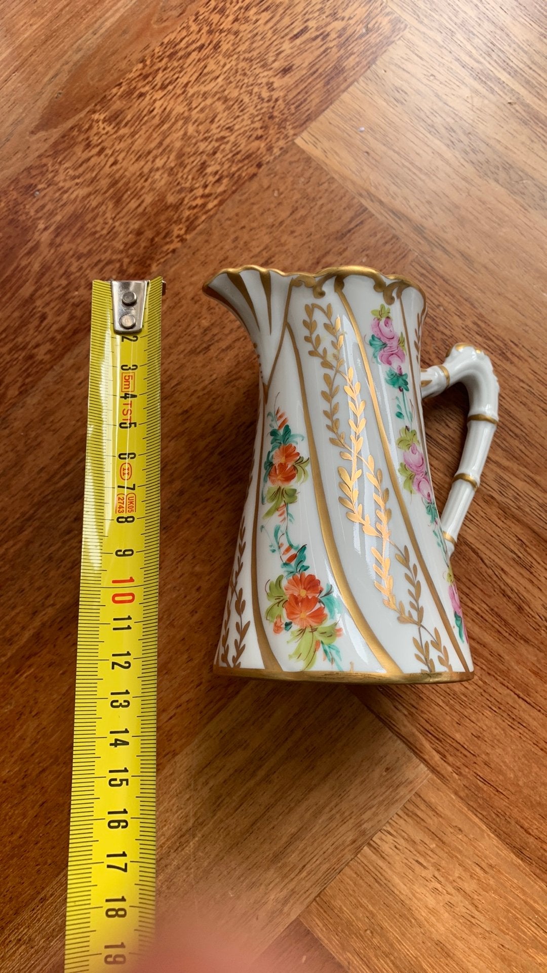 Limoges porceleine kannetje, Ophalen