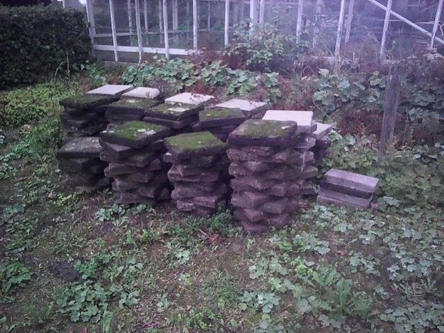 betontegels 30x30, Tuin en Terras, Ophalen, Gebruikt, 10 m² of meer, Beton