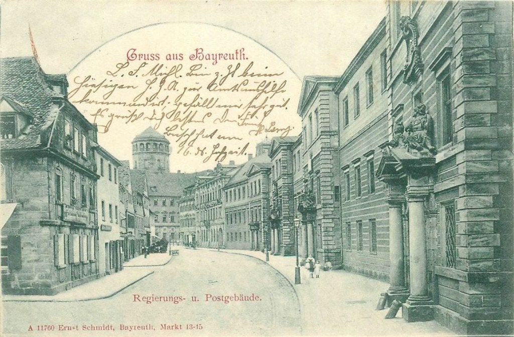 379-134-033 Bayreuth, Ophalen of Verzenden, Voor 1920, Duitsland
