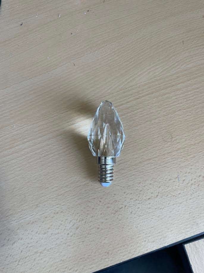 Astelum LED Kaarslamp | glas, 2.2W, 2700K, E14, Ophalen of Verzenden, Nieuw, E14 (klein), Led-lamp