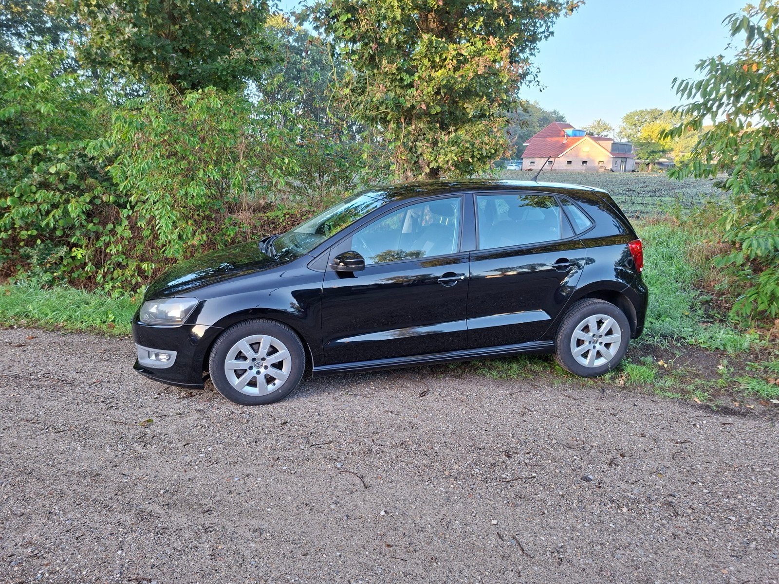 Volkswagen Polo 1.2 TDI 55KW BM 2011 Zwart.  KM STAND: 60885, Voorwielaandrijving, Stof, 74 pk, 1199 cc