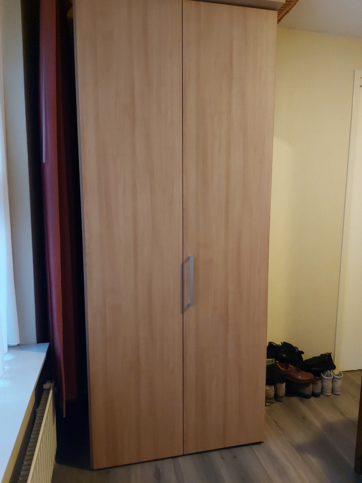 2 kledingkasten met vouwdeuren, Huis en Inrichting, Kasten | Kledingkasten, Ophalen, Met deur(en), Gebruikt, 200 cm of meer