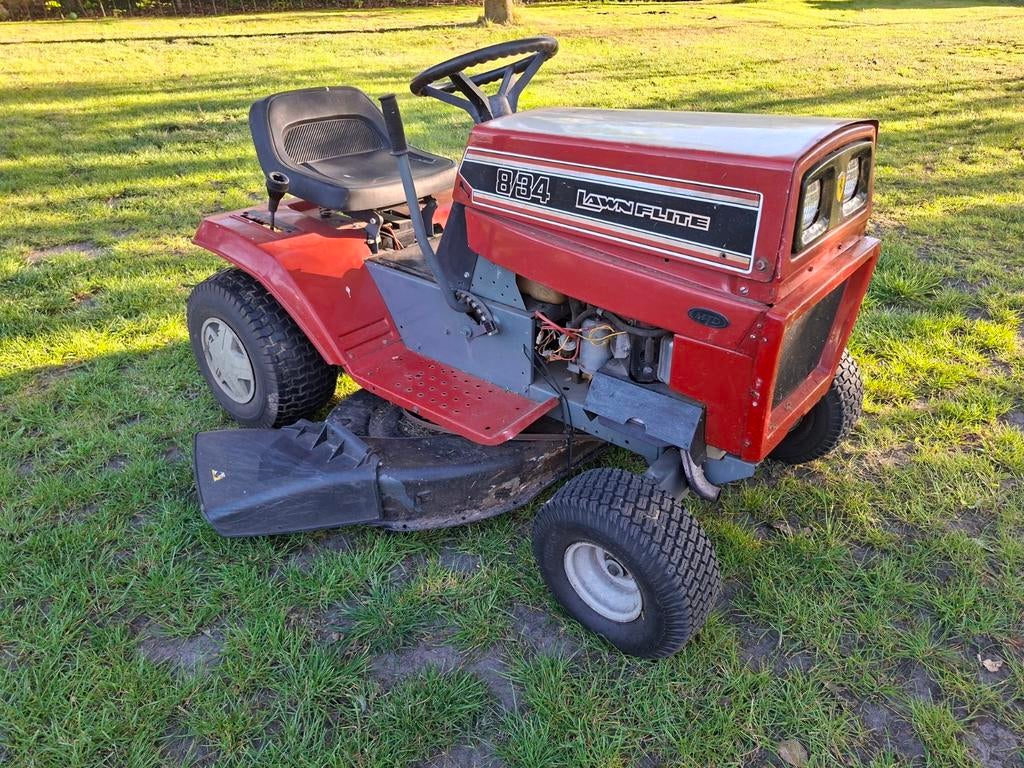 Mooie vintage goed werkende 14 pk Lawnflite grasmaaier, Tuin en Terras, Zitmaaiers, Ophalen, Gebruikt