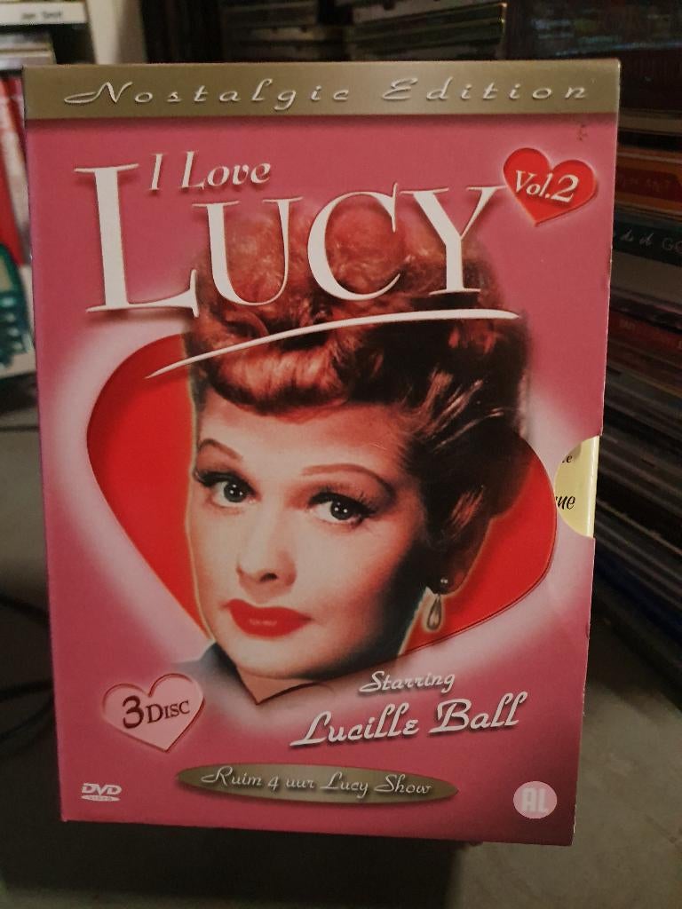 Lucille Ball - I Love Lucy vol.2 (3 DVD), Alle leeftijden, Ophalen, Zo goed als nieuw, Komedie
