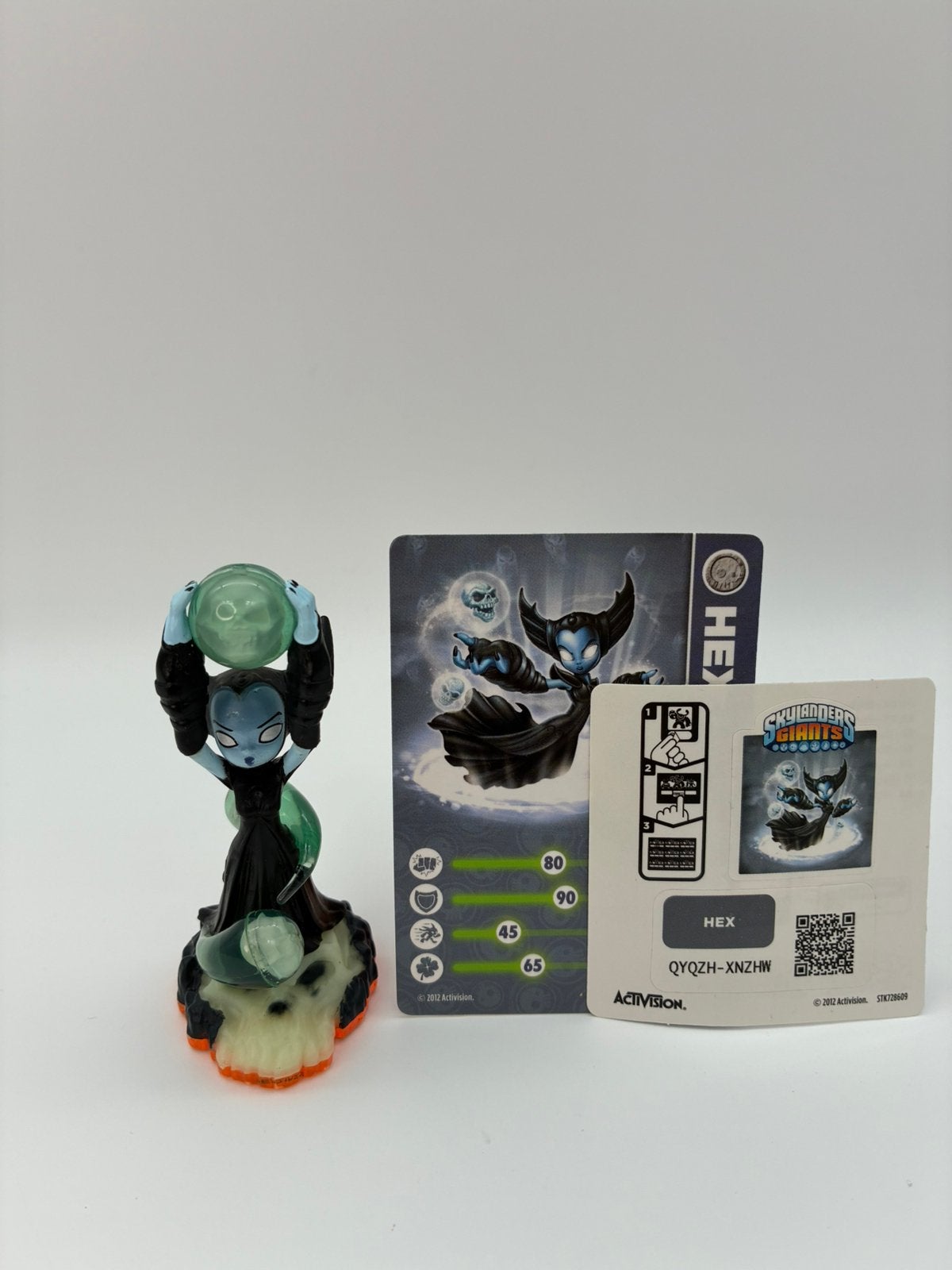Skylanders Giants Hex met sticker en kaartje, Verzenden, W, Zo goed als nieuw, W