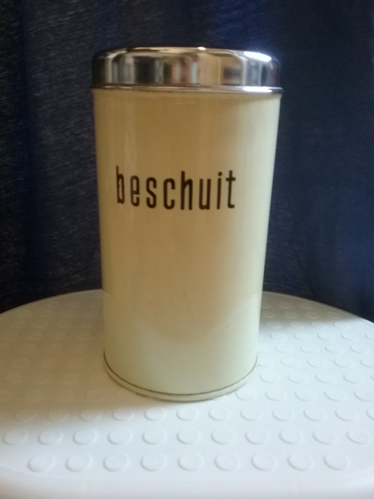 Creme beschuitbus van Brabantia., Ophalen of Verzenden