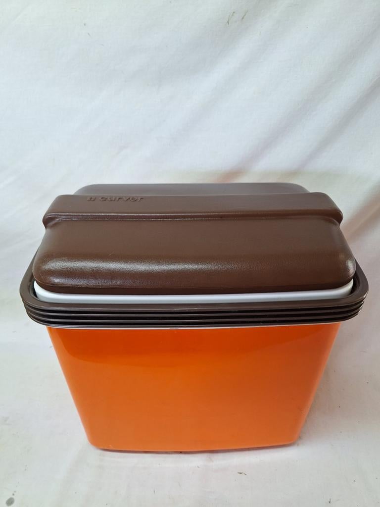 vintage Curver koelbox uit de jaren 70, Ophalen of Verzenden, Koelelement