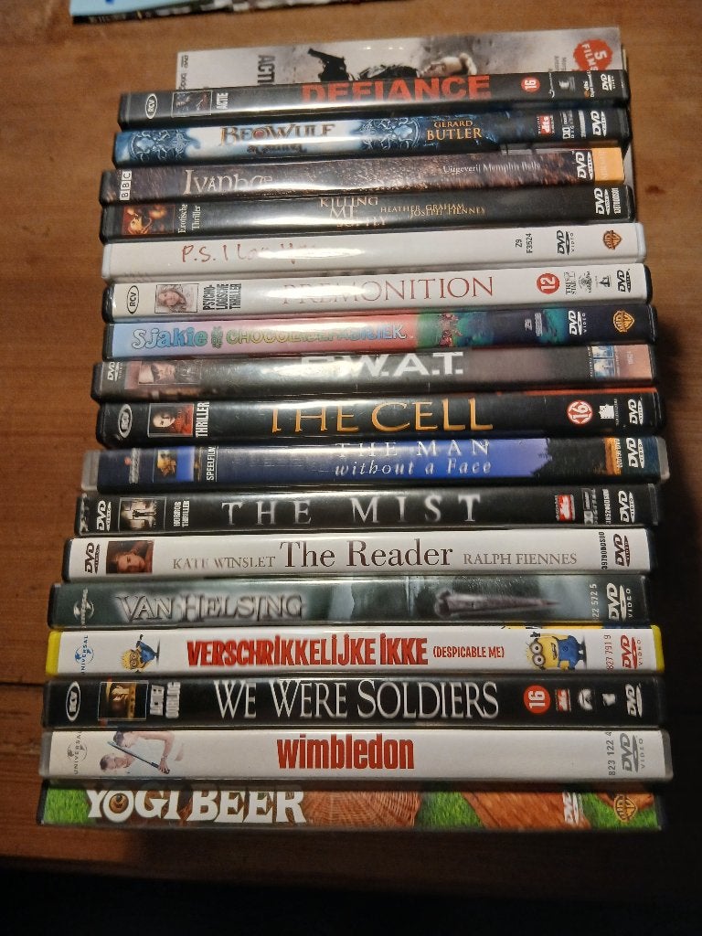 5 DVD's voor Euro 4,--; zie soorten films in tekst !, Alle leeftijden, Verzenden, Zo goed als nieuw