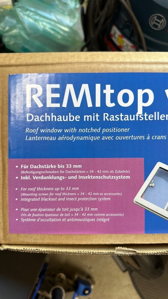 REMItop Vista 40x40 caravan camper Dakluik - Nieuw OP=OP, Caravans en Kamperen, Ophalen of Verzenden, Nieuw