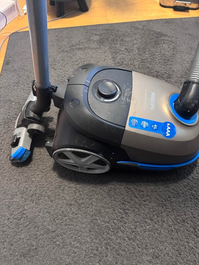 Philips Performer Active Stofzuiger - Krachtig en Compleet, Witgoed en Apparatuur, Stofzuigers, Ophalen, Gebruikt, Stofzak, Minder dan 1200 watt
