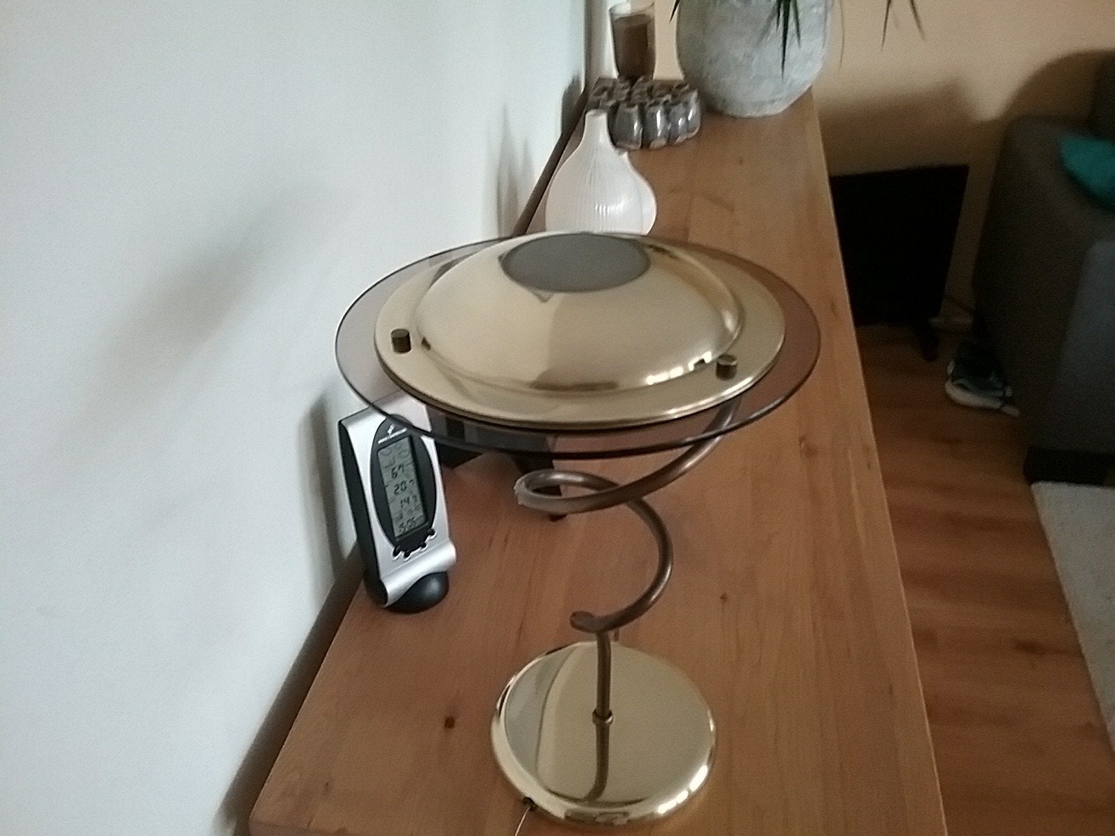 Schemerlamp, Huis en Inrichting, Lampen | Tafellampen, Overige merken, Ophalen of Verzenden, Zo goed als nieuw, Schemerlamp