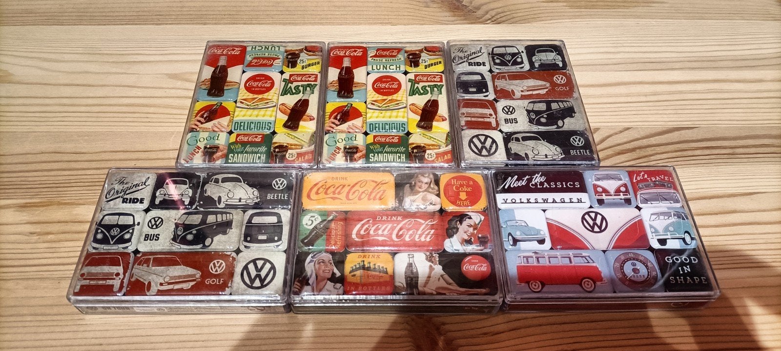 Nostalgic-Art Collectie: Coca-Cola & VW magneten, Ophalen of Verzenden, Nieuw