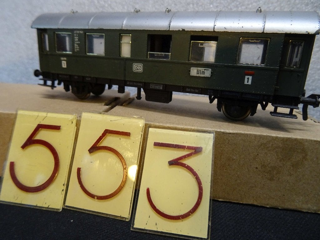 553=Fleischmann ombouw rijtuigen van de Duitse spoorwegen.86, Gelijkstroom, Bachmann, Ophalen of Verzenden, Gebruikt