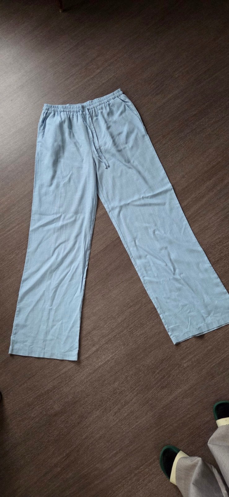 nieuw licht blauwe linnen broek, Kleding | Dames, Eight paris, Blauw, Maat 42/44 (L), Nieuw