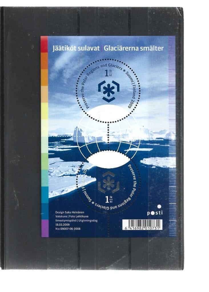 A569 ANTARCTICA FINLAND BLOK POSTFRIS, Ophalen of Verzenden, Postfris, Dier of Natuur