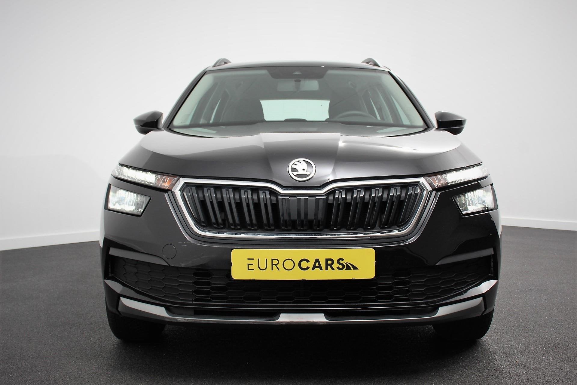 Skoda Kamiq 1.0 TSI 110pk Ambition Airco Led Cruise Control, Voorwielaandrijving, Stof, Gebruikt, 620 kg