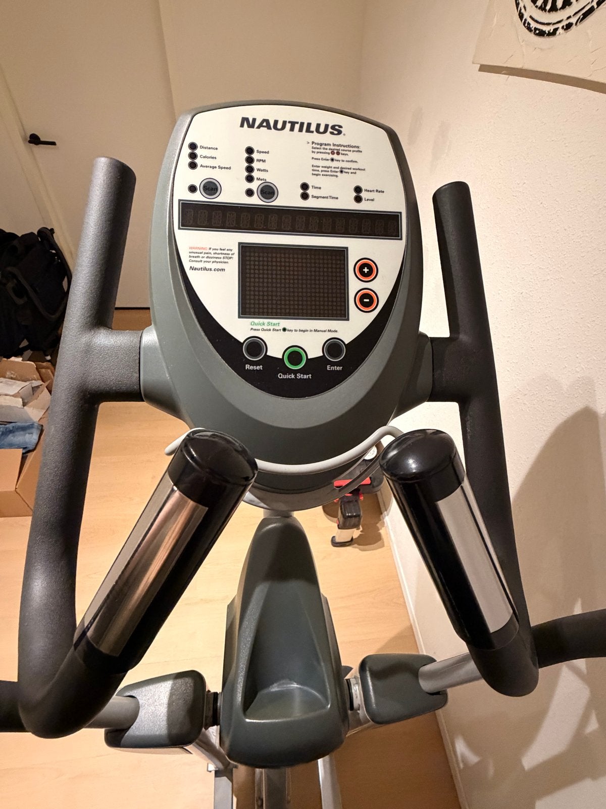 Nautilus Crosstrainer & Rock Gym - Perfect voor Thuisworkout, Ophalen, Armen, Zo goed als nieuw, Crosstrainer