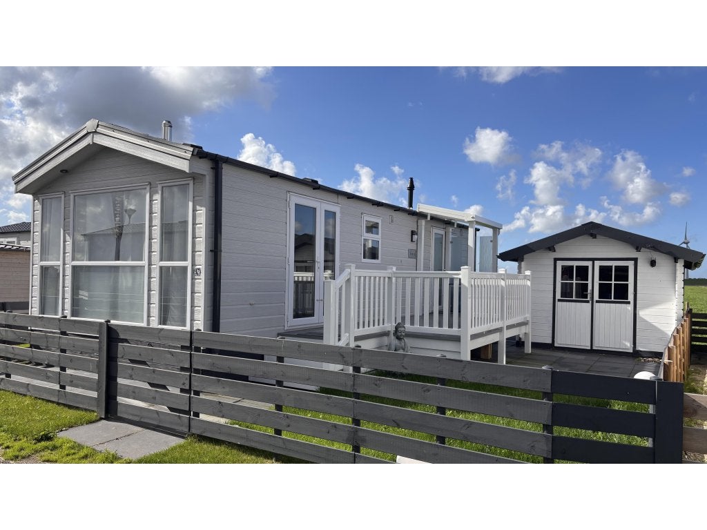 Kunststof chalet (2025) te koop in Noord-Holland!R#52R, Caravans en Kamperen, Tot en met 3