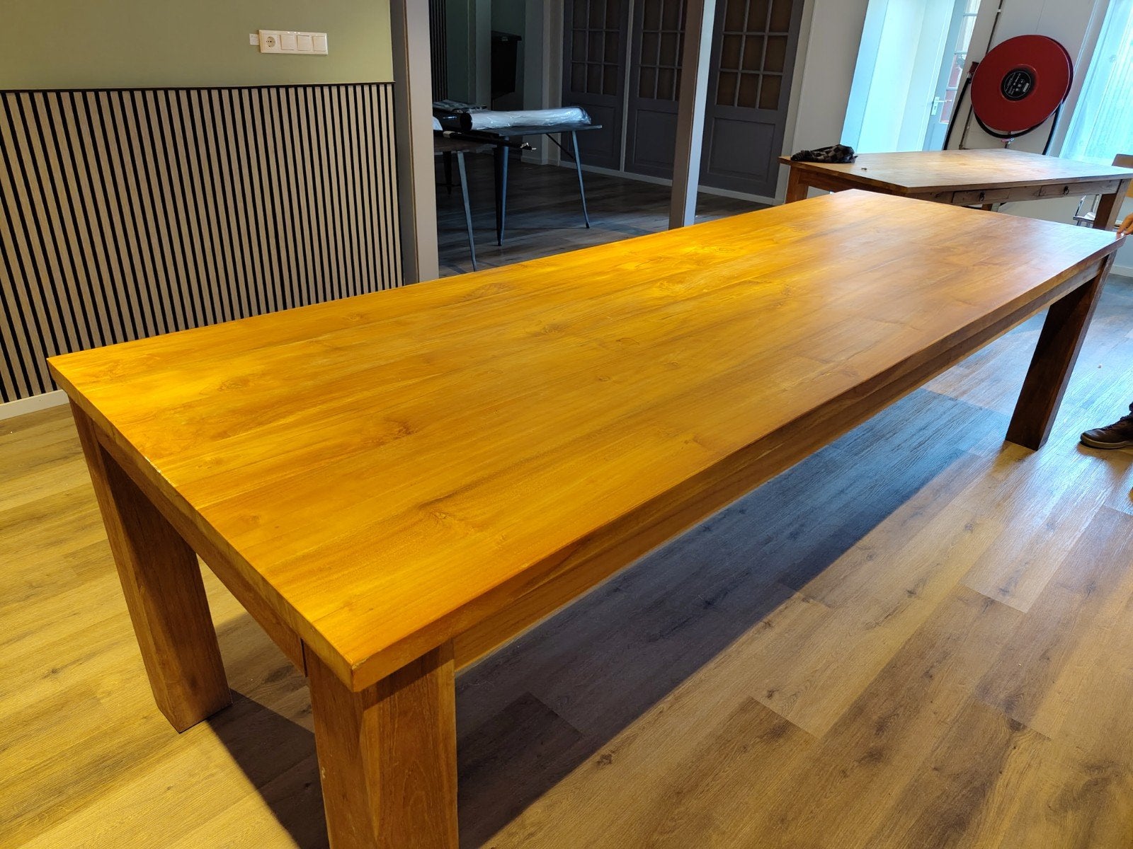 eettafel 3 meter lang!, Ophalen, 200 cm of meer, 50 tot 100 cm, Vijf personen of meer