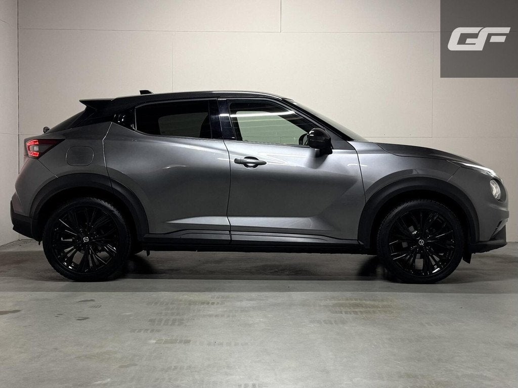Nissan Juke 1.0 DIG-T Enigma Carplay Camera Stoelv. Trekh., Auto's, Nissan, Stof, Met garantie (alle), Bedrijf, 3 cilinders