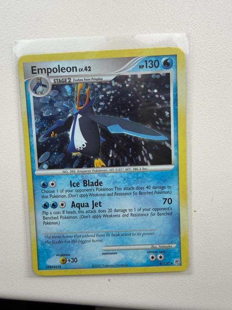 Empoleon Pokemon kaart, Ophalen of Verzenden, Zo goed als nieuw