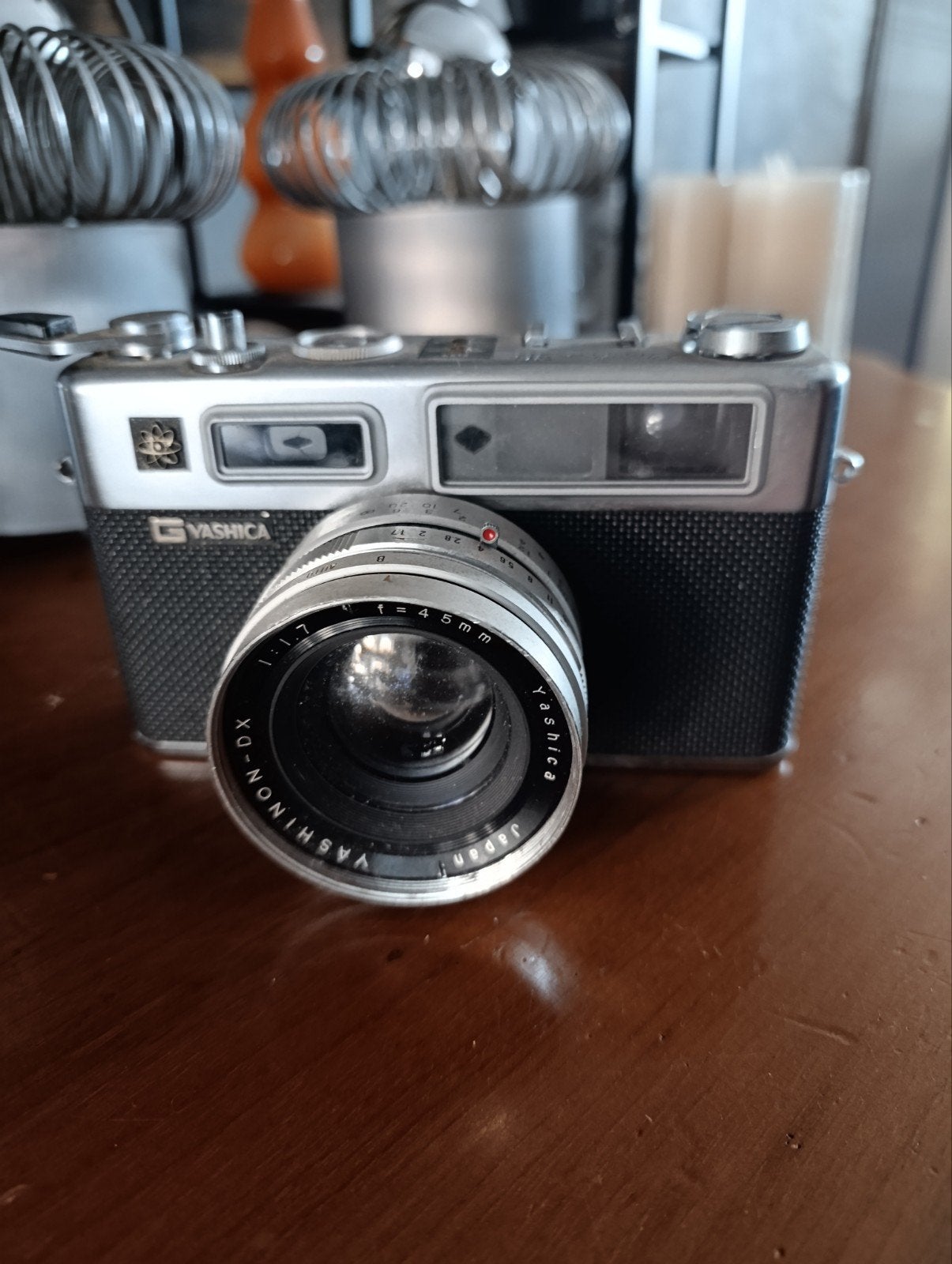 Yashica Electro 35 Vintage Camera - Zo goed als nieuw, Ophalen, Zo goed als nieuw, Compact, Overige Merken