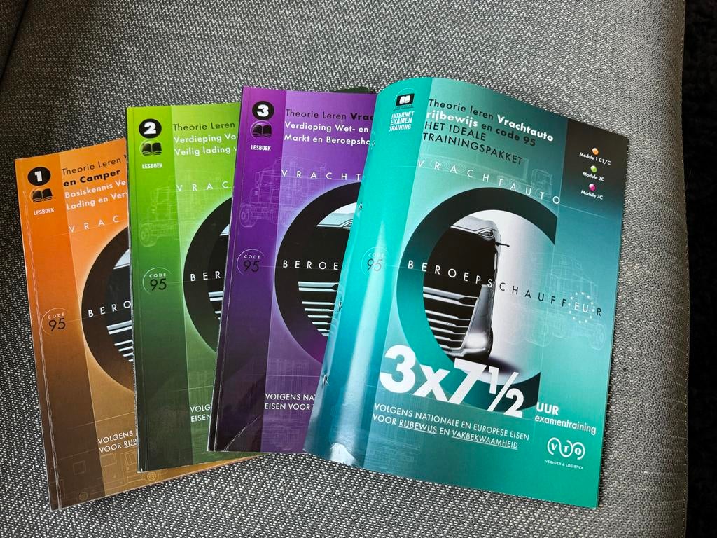 Vrachtwagen theorieboeken C + C1 (Code 95), Boeken, Ophalen of Verzenden, Zo goed als nieuw, Algemeen