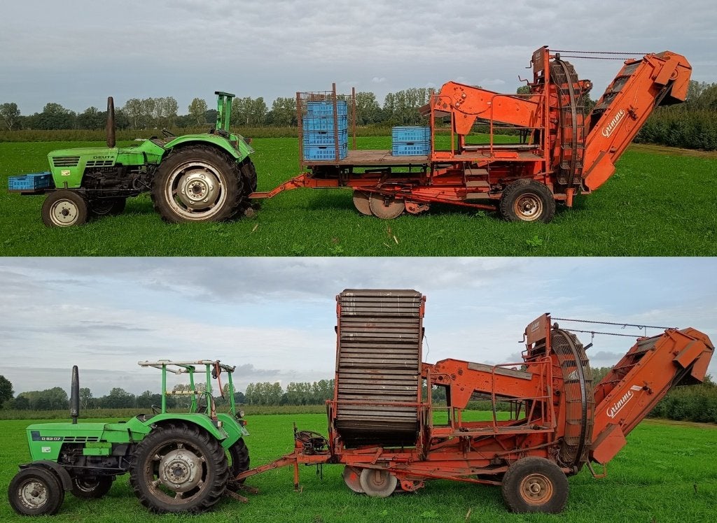 Grimme rooier 750 kistenrooier + bunkerrooier, Ophalen, Akkerbouw, Oogstmachine
