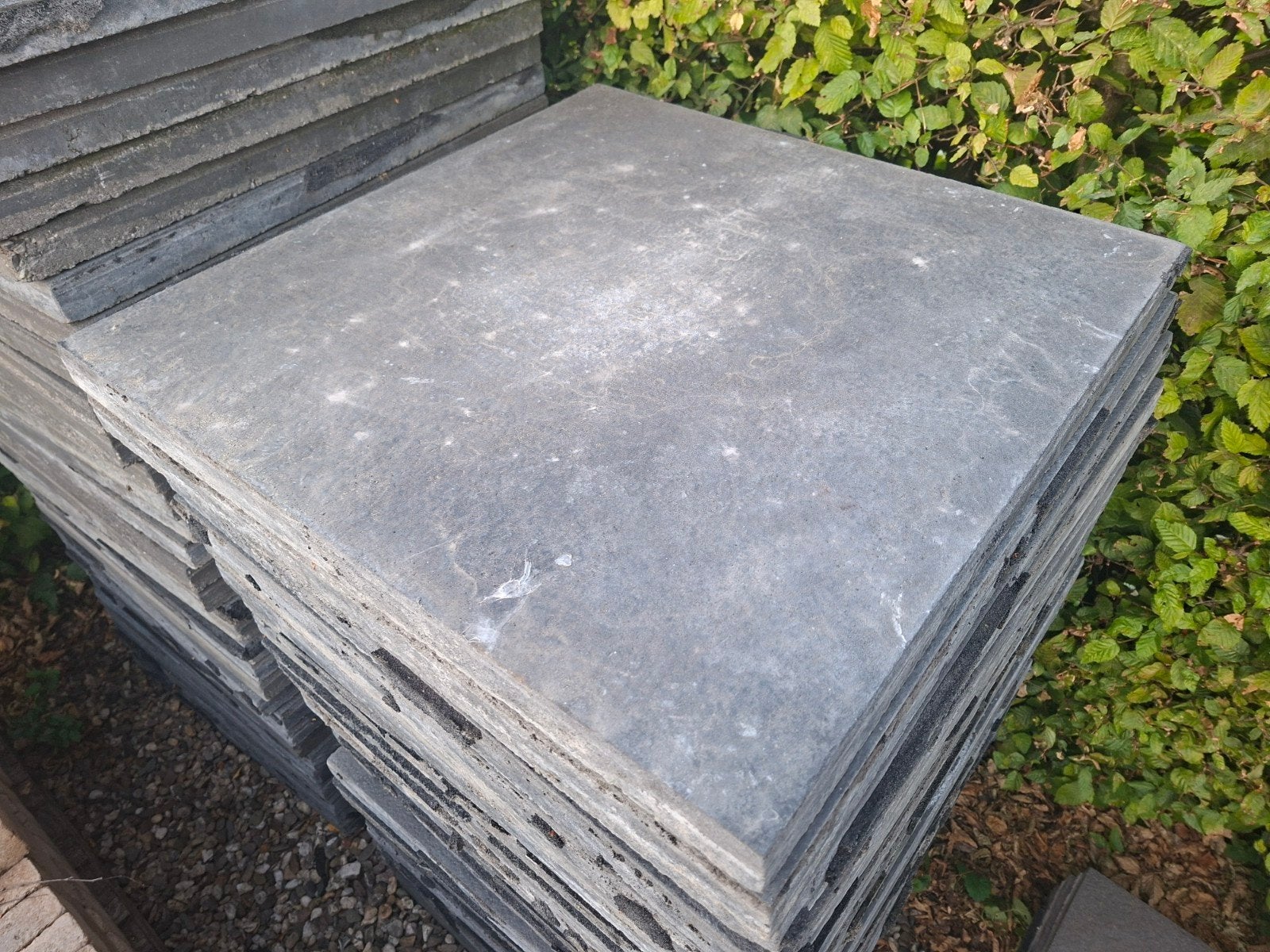 Gebruikte 60x60 antraciet terrastegels van beton, Ophalen, Gebruikt, 10 m² of meer, Beton