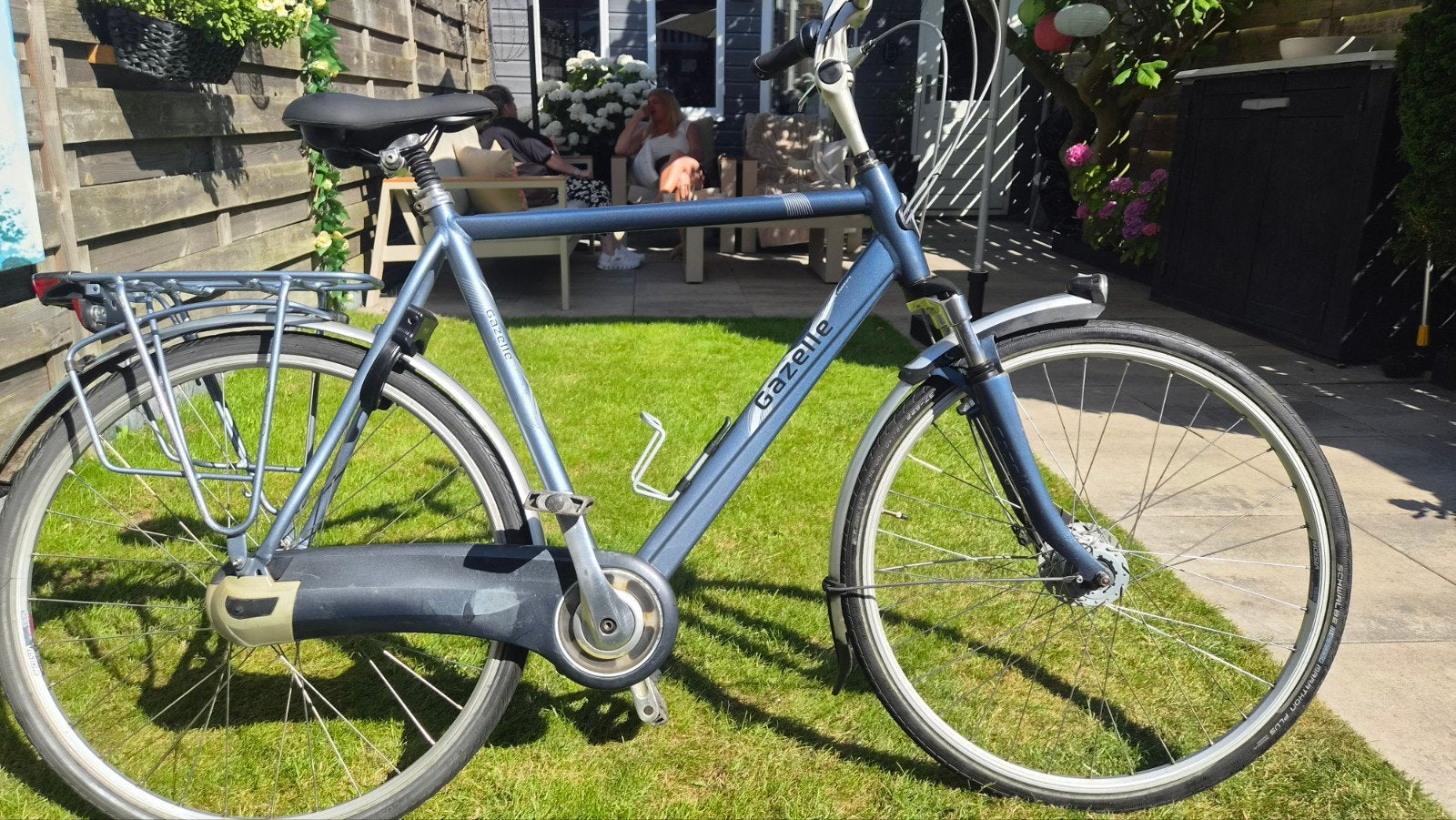 Gazelle herenfiets, Ophalen, Gebruikt, Versnellingen, 57 tot 61 cm