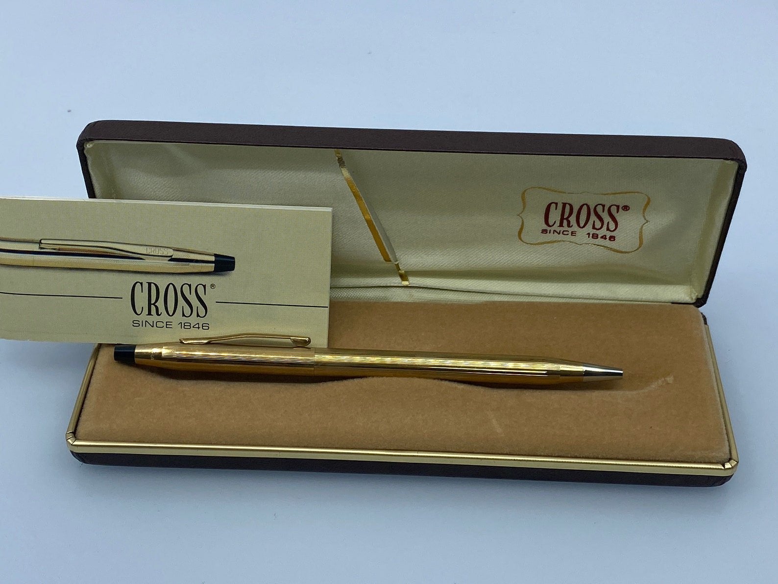 Gouden Cross pen in goede staat, Verzamelen, Ophalen of Verzenden, Zo goed als nieuw, Balpen, Overige merken