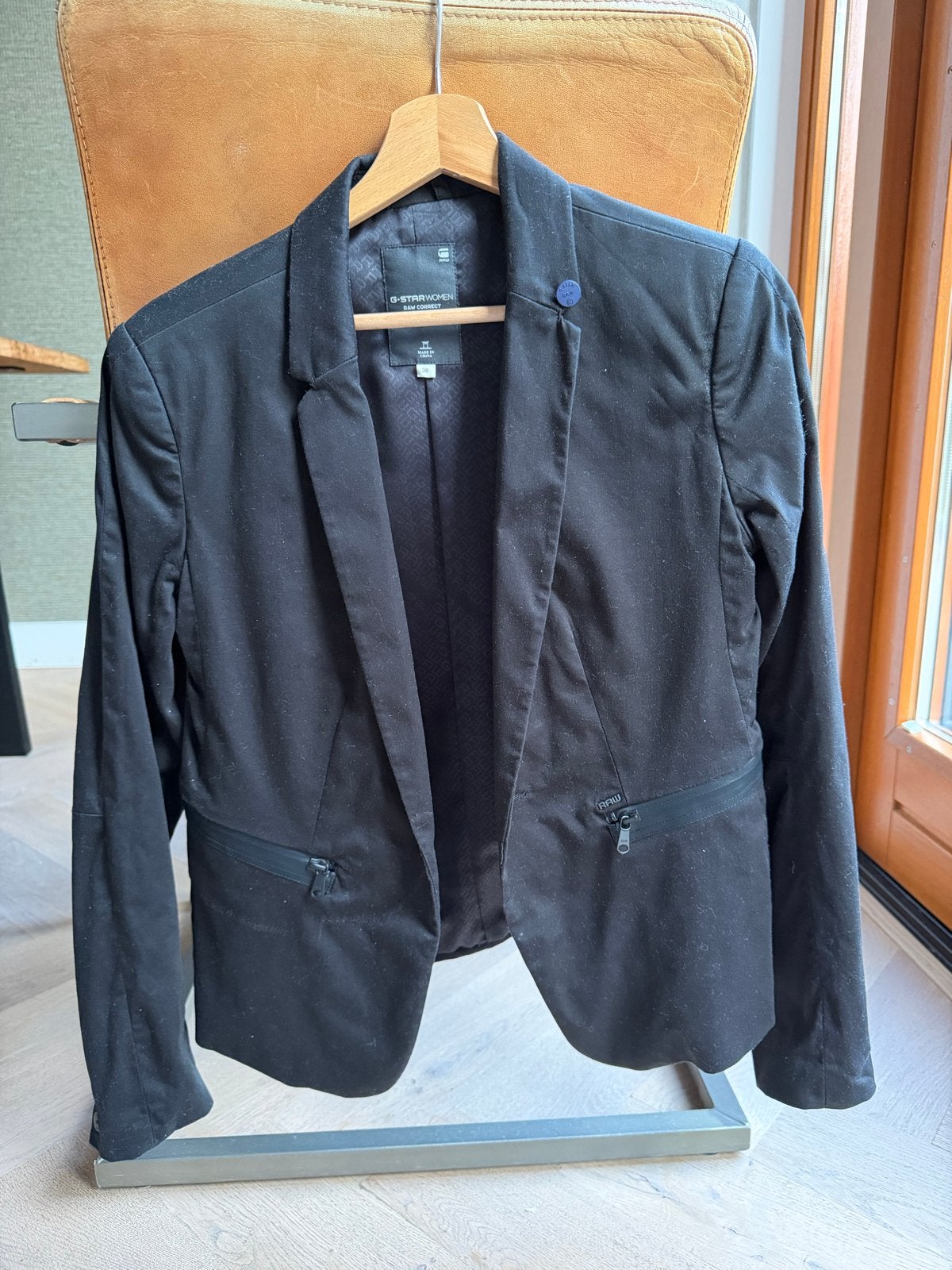 G-Star Raw Dames Blazer Zwart Maat 38, Maat 38/40 (M), Zwart, Ophalen of Verzenden, Zo goed als nieuw