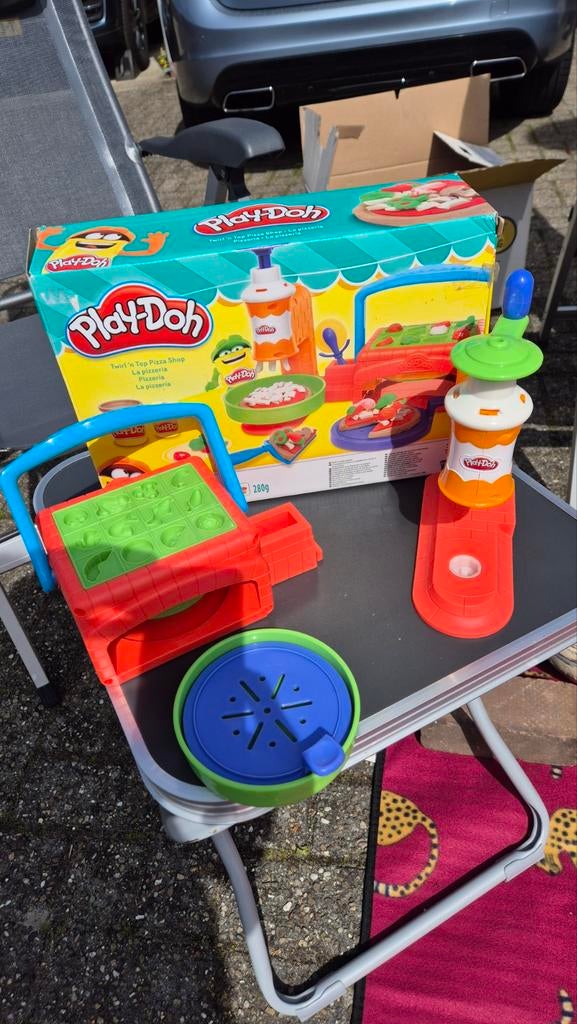 Play-Doh Twirl 'n Top Pizza Shop Speelset, Ophalen of Verzenden
