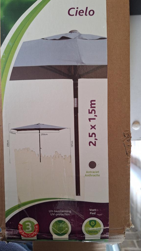 parasol, Tuin en Terras, Parasols, Ophalen, Zo goed als nieuw, 2 tot 3 meter, Stokparasol