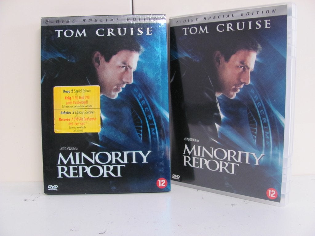 2-disc special edition tom cruise -minority report, Nederlands, Engels, Inclusief doosje, Actie