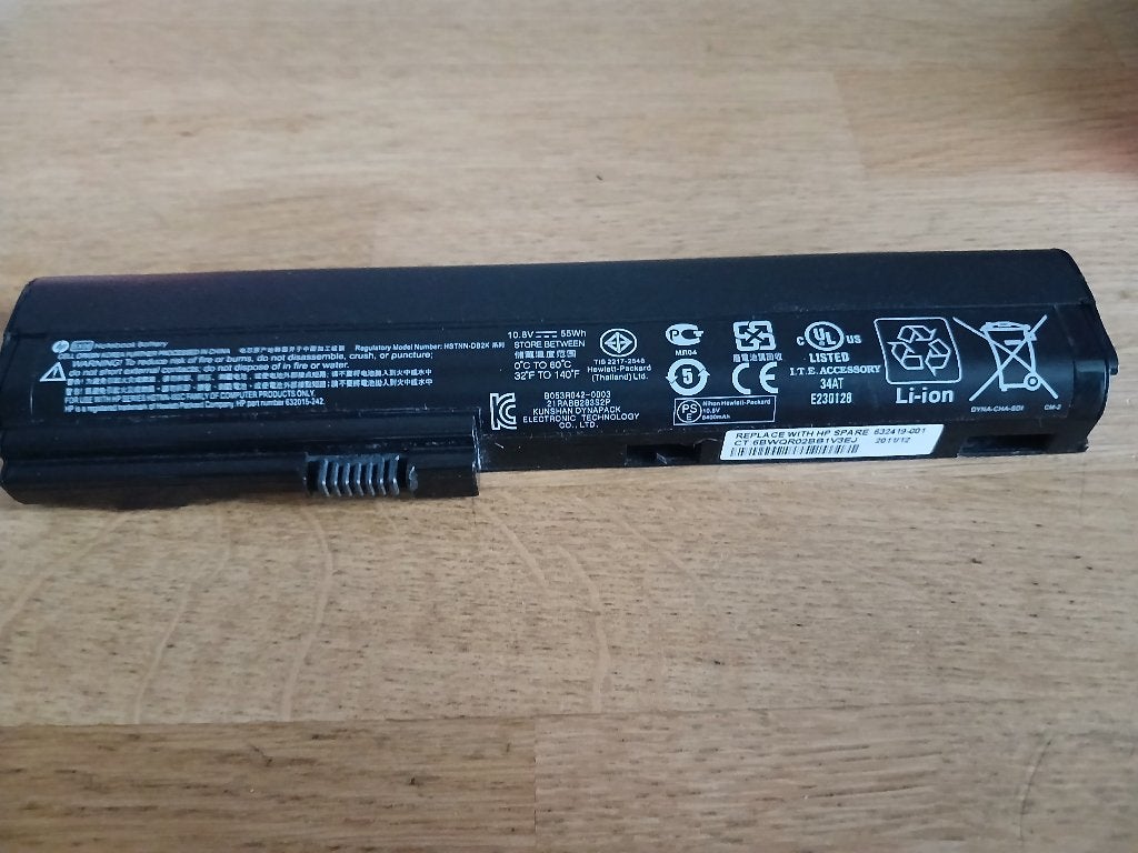 Originele HP batterij accu 632419-001, Computers en Software, Ophalen of Verzenden, Gebruikt, HP