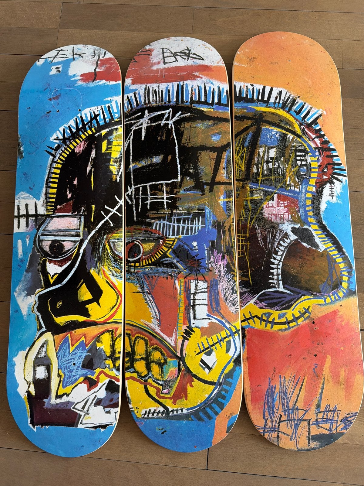 The Skateroom x Jean-Michel Basquiat Skateboard Decks, Ophalen
